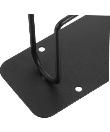 Angoily Clipper Stand | Wall-Mounted Stainless Steel Hair Clipper Organizer for Barbers | Sleek Black Design | 12.5x6cm - Buy Online on SooperMarket.com