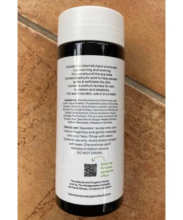 The Natural and Organic Family Clarifying Face Wash with Salicylic Acid - Facial Cleanser for Oily Normal and Combination Skin - Exfoliating Pore Minimizing Formula for Teens and Kids Face Wash Apple - Buy Online on SooperMarket.com