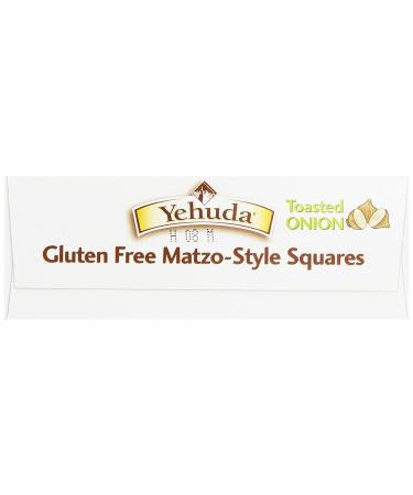Yehuda Toasted Onion Matzo Squares Gluten Free 10.5 oz - Buy Online - Buy Online on SooperMarket.com