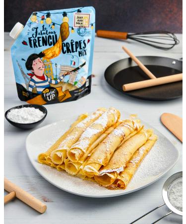 Farin'UP Non-GMO French Cr pes Mix - 21.16 oz - Makes 20 Crepes | Just Add Milk - Buy Online on SooperMarket.com