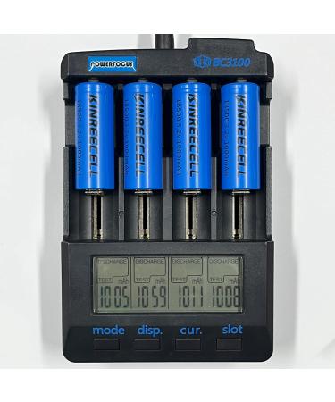 LiFePO4 18500 Rechargeable 3.2V 1000mAh Solar Battery - Perfect for Outdoor Solar Lights & Flashlights (4 Pack - Buy Online on SooperMarket.com