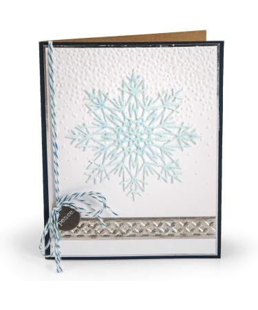 Sizzix Snowfall Speckles Embossing Folder by Tim Holtz - Multi Color | One Size - Buy Online on SooperMarket.com