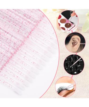 G2PLUS 400PCS Crystal Pink Micro Applicators Brushes - Disposable Eyelash Extension Swabs for Crafting - Buy Online on SooperMarket.com