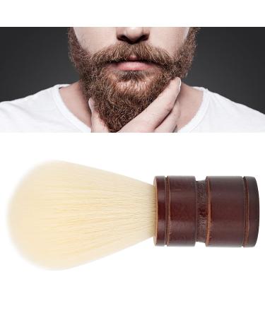 Professional Men's Shaving Brush - Soft Nylon Wool Wooden Handle | Premium Beard Grooming Tool for International Shipping - Buy Online on SooperMarket.com