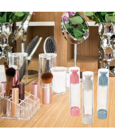 FRCOLOR Travel Shampoo Bottles - 3pcs Portable Lotion Press-Type Cosmetic Bottles for Travel - Buy Online on SooperMarket.com