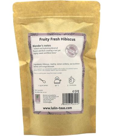 LuLin Teas Fruity Fresh Hibiscus Loose Tea 50 g Loose Tea 50 g - Buy Online on SooperMarket.com
