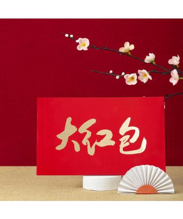 Folpus Chinese Lunar New Year Red Envelope Red Pocket Traditional Hongbao Hong Bao Wedding Red Packet for Wedding New Year Dowry - Buy Online on SooperMarket.com