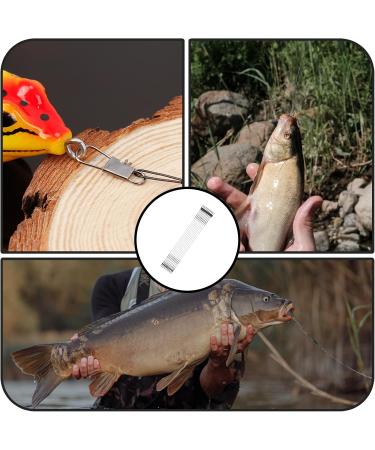 Zoe Tekway 40-Piece Stainless Steel Fishing Leaders - Anti-Bite Anti-Winding Versatile for Saltwater & Freshwater Fishing Accessories - Buy Online on SooperMarket.com