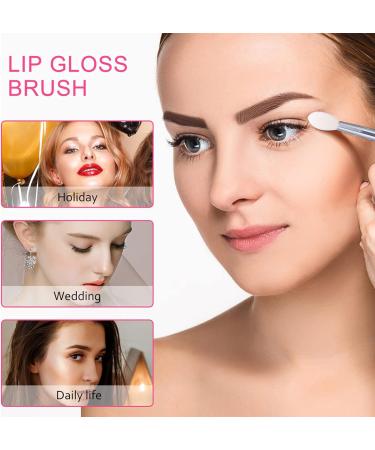 MAGICLULU 12pcs Silicone Lip Brush Silicone Applicator Lashes Tool Eye Liner Makeup Lipstick Applicator Lipstick Brush Applicator Cosmetic Tool Eyelash Lip Gloss Travel Silica Gel 5x1cm As Shown 1 - Buy Online on SooperMarket.com