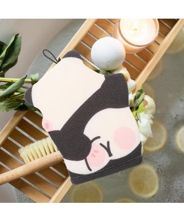 Buy Exfoliating Bath Gloves | 2-in-1 Cleaning & Scrubbing Mitts | Compact Viscose Shower Accessories for Soft Skin - Buy Online on SooperMarket.com
