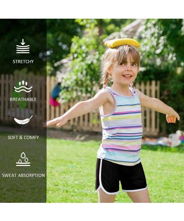 Ruisita 3 Pieces Kids Running Athletic Shorts Set - Toddler Sport Shorts for Boys and Girls 4-5T - Black, Dark Grey, Navy Blue - Buy Online on SooperMarket.com