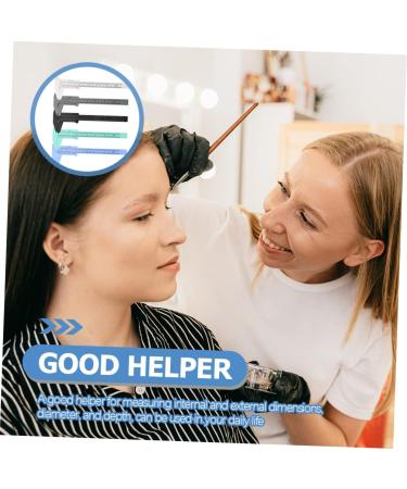 WOFASHPURET Microblading Ruler 5pcs Eyebrow Measuring Ruler Eyebrow Tools Makeup Tools Measuring Tool Wen Wan Eyebrow Card Student - Buy Online on SooperMarket.com