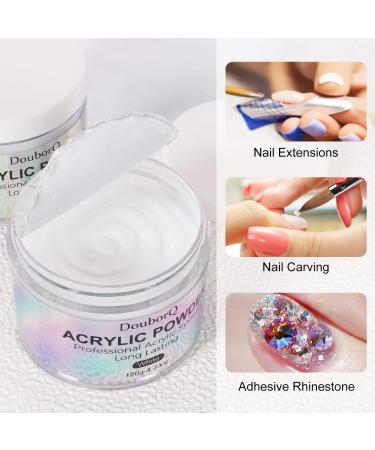4.23oz Professional Crystal Clear Acrylic Nail Powder for French Manicure Extension - Buy Online on SooperMarket.com