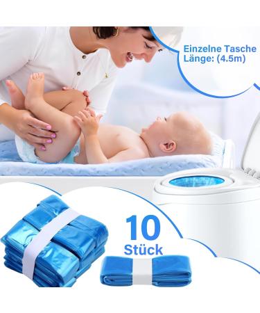 10 Pack Diaper Refill Cassettes - Thickened Anti-Odor Casette for Litter Loose Tmee Tipee & Octagonal Diapers | International Shipping - Buy Online on SooperMarket.com