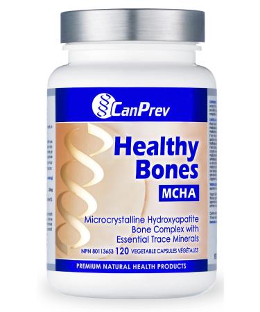 CanPrev Healthy Bones MCHA 120 Caps with Calcium Magnesium Vitamin D3 K2 & Boron 60-Day Supply - Microcrystalline Hydroxyapatite Bone Complex with Essential Trace Minerals - Healthy Bones & Teeth 120 count (Pack of 1)