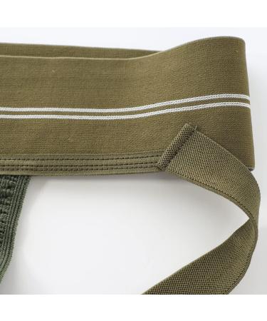 BRODDLE Men's Green Large Jockstrap - Stretchy Nylon Mesh Pouch Athletic Supporters - Buy Online on SooperMarket.com