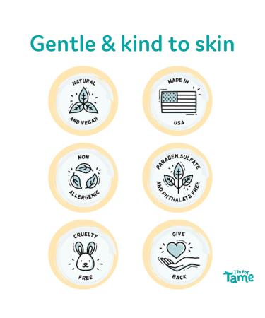 T is for Tame - Natural Baby Exfoliant & Nourishing Balm for Cradle Cap Dry Scalp & Skin | Plant-Based Hydration with Jojoba & Calendula | Made in USA - Buy Online on SooperMarket.com