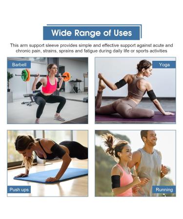 Adjustable Upper Arm Compression Sleeve for Bicep Tendonitis - Elbow Brace for Arm Support - Buy Online on SooperMarket.com