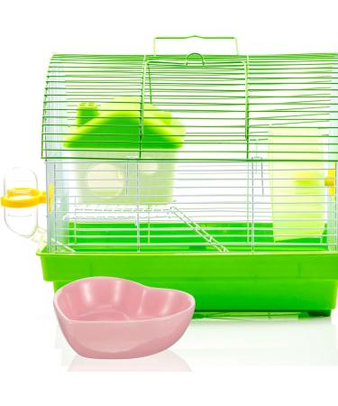 POPETPOP pet bowl food guinea pig hamster feeder chinchilla bowl hamster saucer kitten bowls heart shaped hamster water bowl hamster supplies small cat bowl chipmunk squirrel ceramics 8x7cm Pink - Buy Online on SooperMarket.com