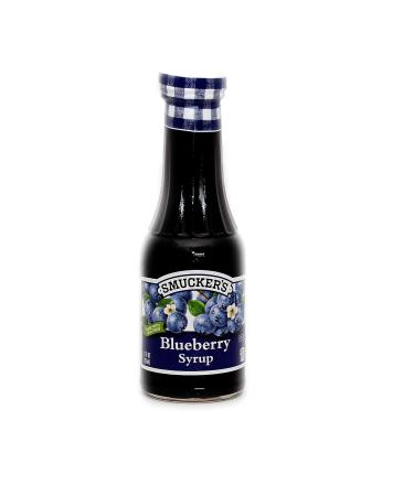 Smucker's Blueberry Syrup 12 OZ - Pack of 2 Bottles + Bonus Recipe Card - Buy Online on SooperMarket.com