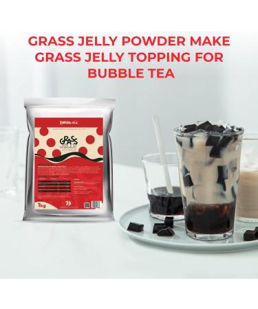 1kg Grass Jelly Powder - Vegetarian - Great as a Bubble Tea Topping - Buy Online on SooperMarket.com