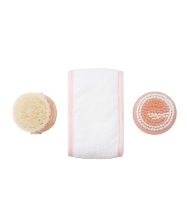 EcoTools Facial Cleanse & Prep Kit: Spa Headband, Cleansing Brush, Dry Brush - Eco-Friendly, Cruelty Free & Vegan - 3 Piece Set - Buy Online on SooperMarket.com
