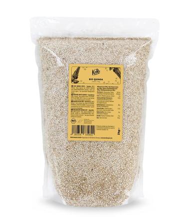 KoRo - Organic Quinoa White 2 kg - Gluten-free grain from controlled organic cultivation - 100% natural