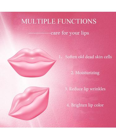 20pcs Moisturizing Lip Mask for Dry Lips - Pink Lip Care Treatment - Buy Online on SooperMarket.com