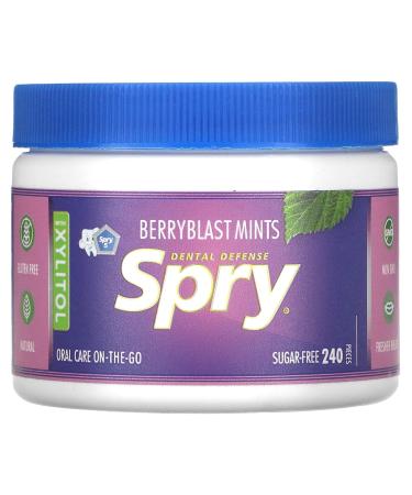 Spry Xylitol Mints Natural Berry Blast 240ct
