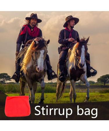 Stirrup Bag Stirrup Iron Cover Stirrup Storage Pouch Soft Horse Riding Tool Pouch Equine Iron Savers Stirrup Bag Portable Stirrup Bag Comfortable Horse Riding Accessories For Men Women - Buy Online on SooperMarket.com
