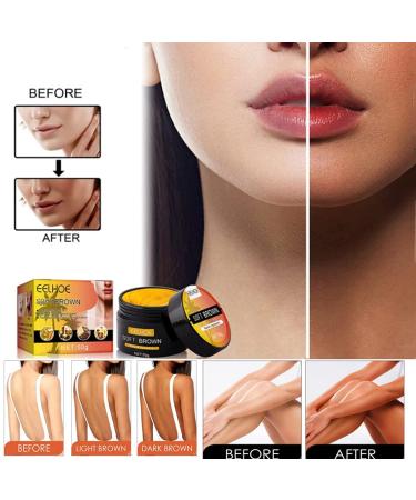 Eelhoe Tanning Gel - 50g Accelerator Cream for Sunbeds & Outdoor Sun, Soft Brown Intensive Tanning (3Pcs) - Buy Online on SooperMarket.com