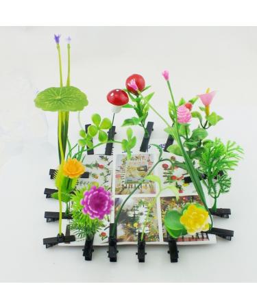 cuhair(TM) 20pcs Grass Bean Sprouts Plant Flower Women Girls Hair Clip Hairpins Hair Claw Hair Accessories