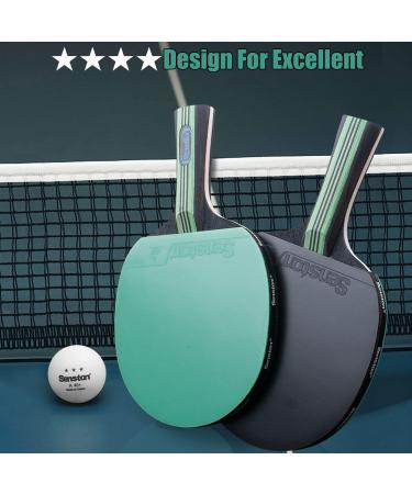 Senston Ping Pong Paddles Set - Entertainment and Competition Table Tennis Paddle with Advanced Speed Control and Spin for All Skill Levels - Buy Online on SooperMarket.com