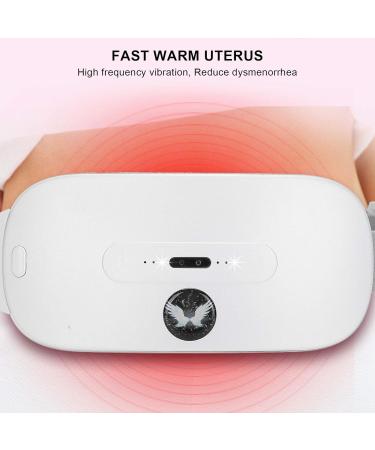 Menstruation Heating Pillows for Women | Farin Frarot Warming Uterus & Waist Belt for Period Cramp Relief | White - Buy Online on SooperMarket.com