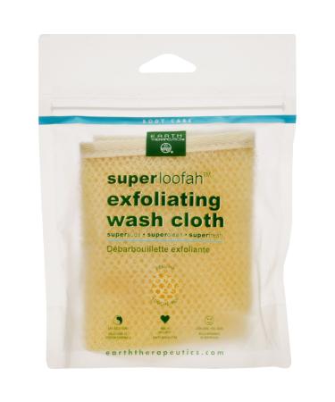 Earth Therapeutics Loofah, Super, Exfoliating, Wash Cloth