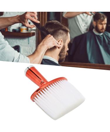 Neck Hair Cleaning Brush Electroplating Handle Flat Bottom Neck Dust Brush Firm Sturdy for Home for Barber Shop - Buy Online on SooperMarket.com
