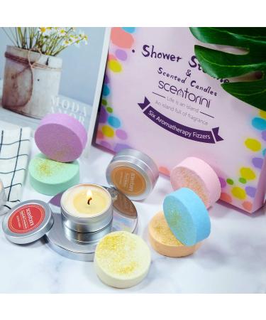 Mothers Day Shower Steamers & Candles Set - Aromatherapy Bombs for Home Spa Experience - Buy Online on SooperMarket.com