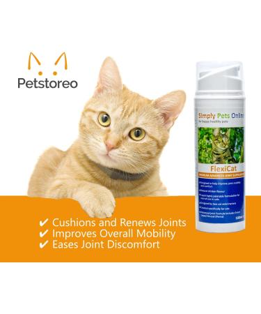 FlexiCat Gel - Cat Joint Supplement - Formulated By Vets - Extra Glucosamine - Cat Hip and Joint Care - 100ml - Buy Online on SooperMarket.com