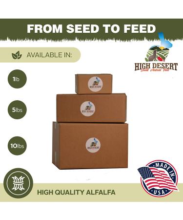 Dried Natural Alfalfa Hay for Rabbits, Guinea Pigs, Chinchillas & Ferrets - Protein and Fiber-Rich Food - 5 lb Pack - Healthy Pet Food - Buy Online on SooperMarket.com