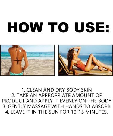 100g Tanning Accelerator Cream Tan Accelerator Long-Lasting Rapid Tanning Cream Natural Sun Cream With Tan Accelerator Dark Tanning Gel For Sunbeds & Outdoor Sun - Buy Online on SooperMarket.com