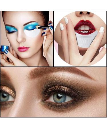 Kalolary 120 Pcs Eye Shadow Shields - Lint Free Under Eye Pads for Eyelash Extensions & Lip Makeup - Buy Online on SooperMarket.com