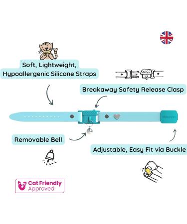Kittyrama Cat & Kitten Neck Bands - Breakaway Hypoallergenic & Comfortable | As Seen in Vogue | Veterinarian Approved - Shop Now! - Buy Online on SooperMarket.com