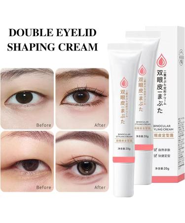 Double Eyelid Double Eyelid Shaping Cream Double Eyelid Styling Cream Long Lasting Invisible Double Eyelid Shaping Styling Cream Waterproof 2 Pieces - Buy Online on SooperMarket.com