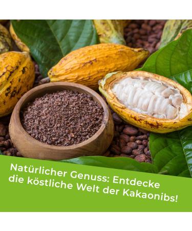 GreatVita Organic Cocoa Nibs 800g - Premium Roasted & Peeled Cocoa Beans from Peru | High-Fiber Topping for Healthy Recipes - Shop Internationally - Buy Online on SooperMarket.com