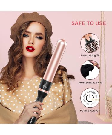 Buy O Bella 5 in 1 Curling Iron Set - Interchangeable Ceramic Wands & Thermal Brush | Fast Shipping Worldwide - Buy Online on SooperMarket.com