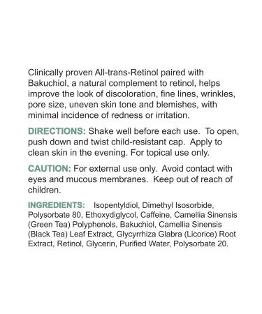 Replenix Anti-Aging Retinol + Bakuchiol Face Serum | Medical-Grade Treatment for Mature Skin | 1 fl. oz - Buy Online on SooperMarket.com