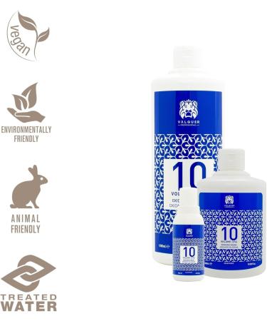 Valquer Oxygenated Stabilized Cream 10 Volume (3%) - Permanent Hair Colour - Professional Hairdressing Use - Vegan Emulation - 500ml - Buy Online on SooperMarket.com