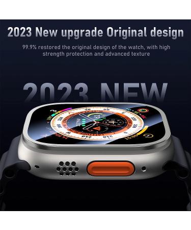 BAZO Apple Watch Ultra Screen Protector - 49mm Titanium Frame with 9H Tempered Glass - Buy Online on SooperMarket.com
