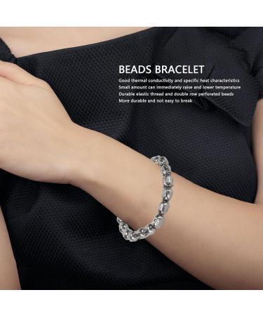 Magnetic Pearl Bracelet | Buddha Prayer | Stress Relief & Energy Healing - Buy Online on SooperMarket.com