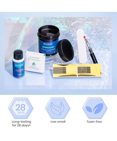 MIZHSE 100ML Nail Builder Gel Kit - LED Clear Hard Gel for Nail Extension & Strengthening | Perfect for Salon & Home DIY - Buy Online on SooperMarket.com